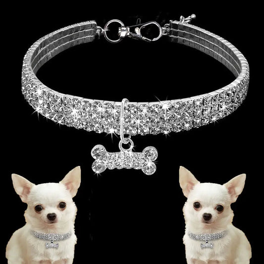 Bling Out your FurBestie; Rhinestone Pet Collar